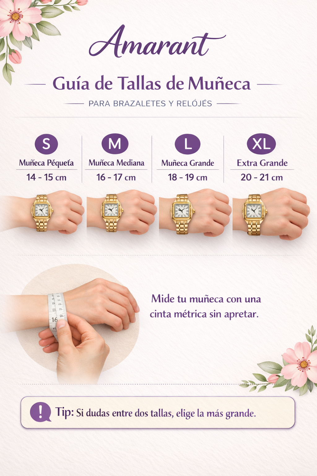 RELOJ AMARANT ROMA Silver